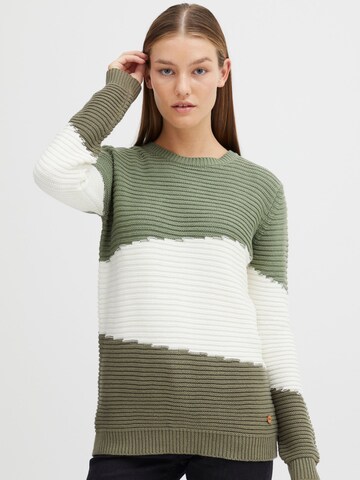 Pull-over Oxmo en vert : devant