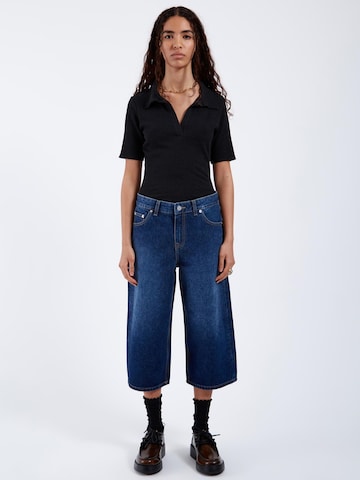Dr. Denim Loosefit Jeans 'Dace Mid Wide Capri'‌‌‌‌‌‌ in Blau