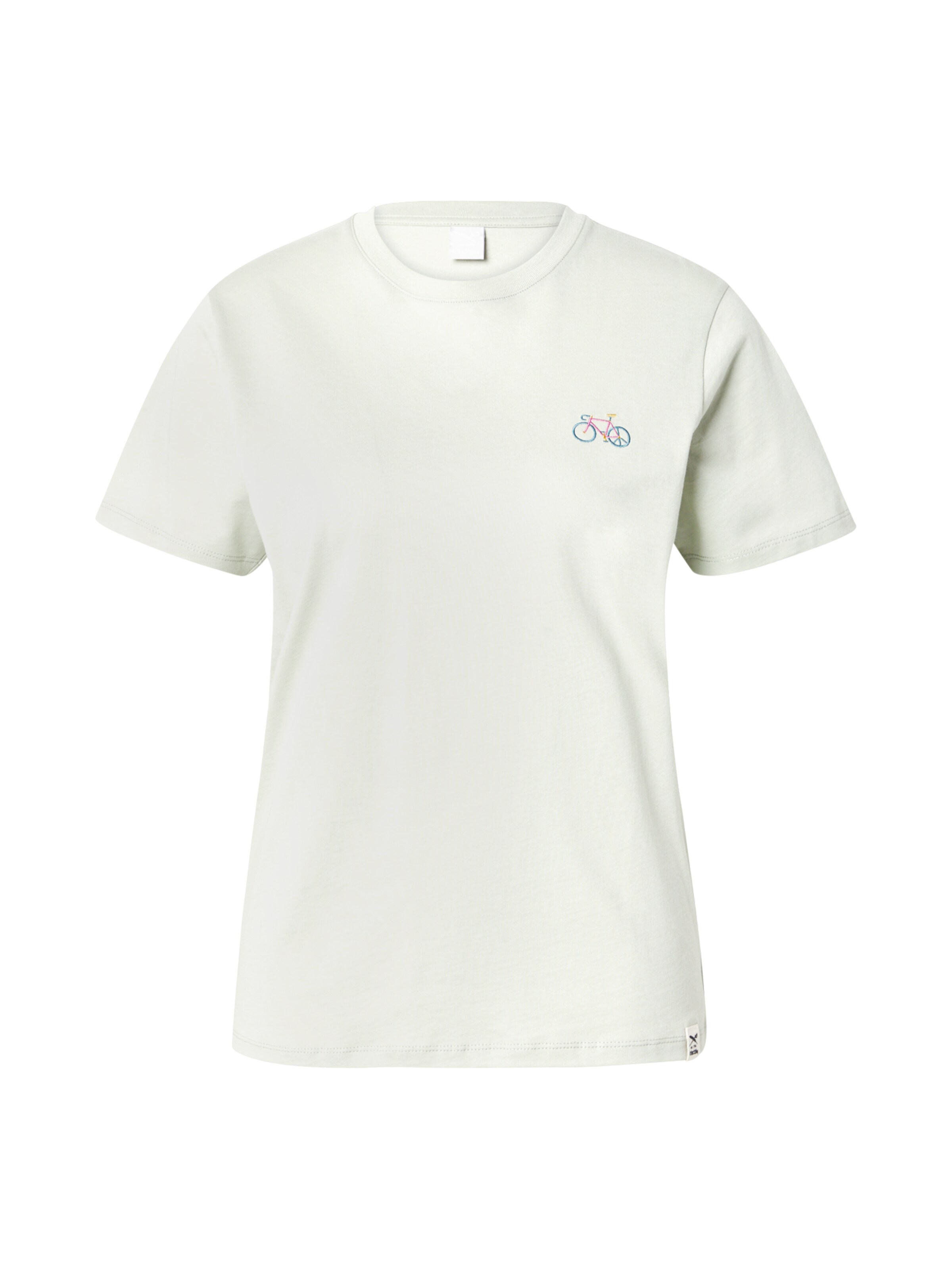 Iriedaily Μπλουζάκι 'Peacy Ride' σε πράσινο: μπροστά