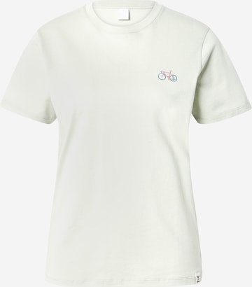 T-shirt 'Peacy Ride' Iriedaily en vert : devant