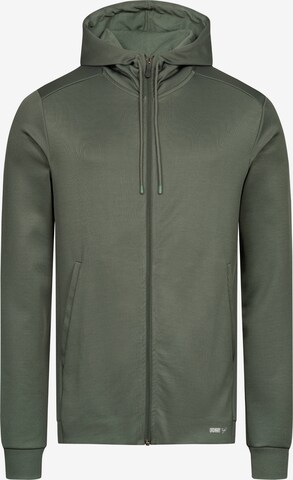 Ordinary Truffle Zip-Up Hoodie 'BASTI' in Green: front