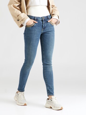 MOS MOSH Skinny Jeans in Blue: front