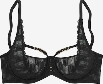 Invisible Soutien-gorge LASCANA en noir : devant