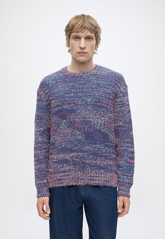 SCOTCH & SODA Свитер 'Hairy' в Синий: спереди