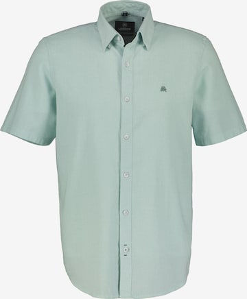 LERROS Regular fit Button Up Shirt in Green: front