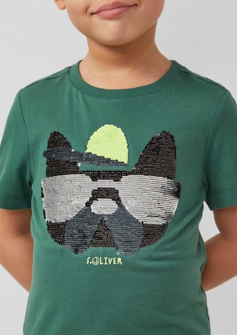 T-Shirt s.Oliver en vert