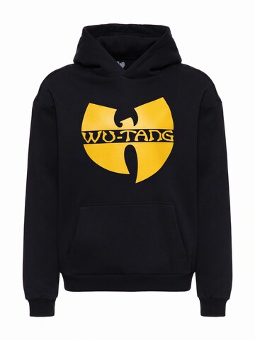 WU Wear Sweatshirt in Black: front