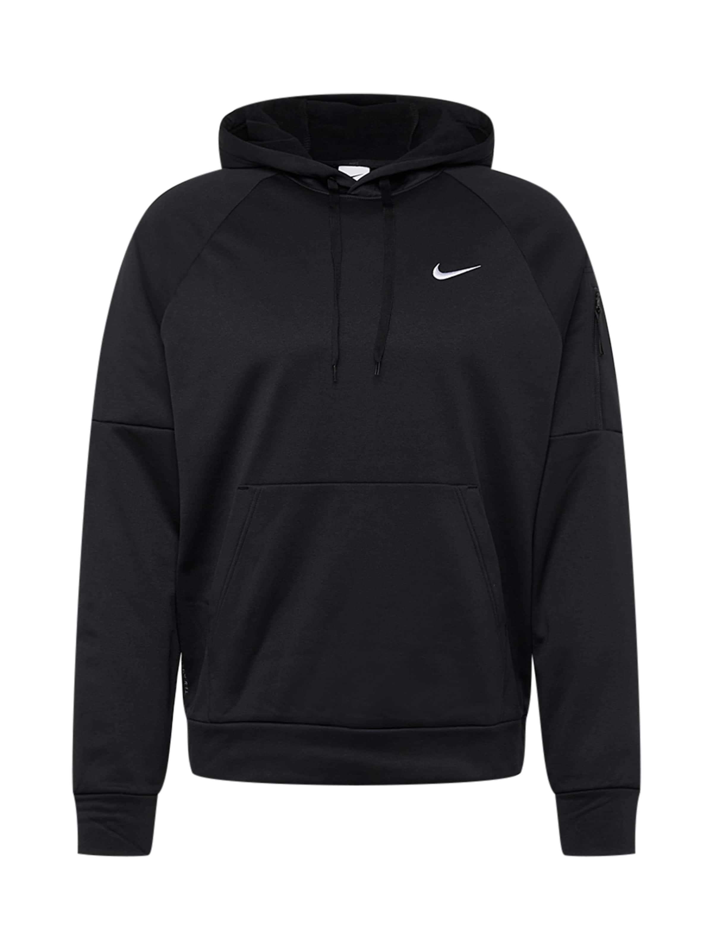 NIKE Sportsweatshirt in Schwarz: Vorderseite