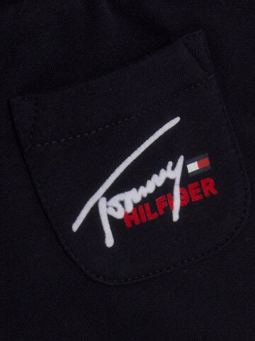 TOMMY HILFIGER Loosefit Hose in Schwarz