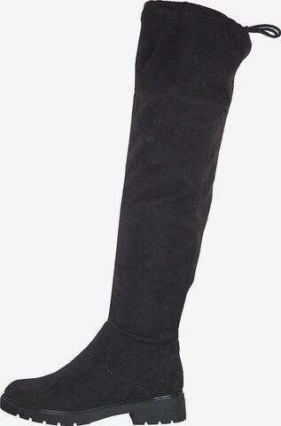 s.Oliver Over the Knee Boots in Black