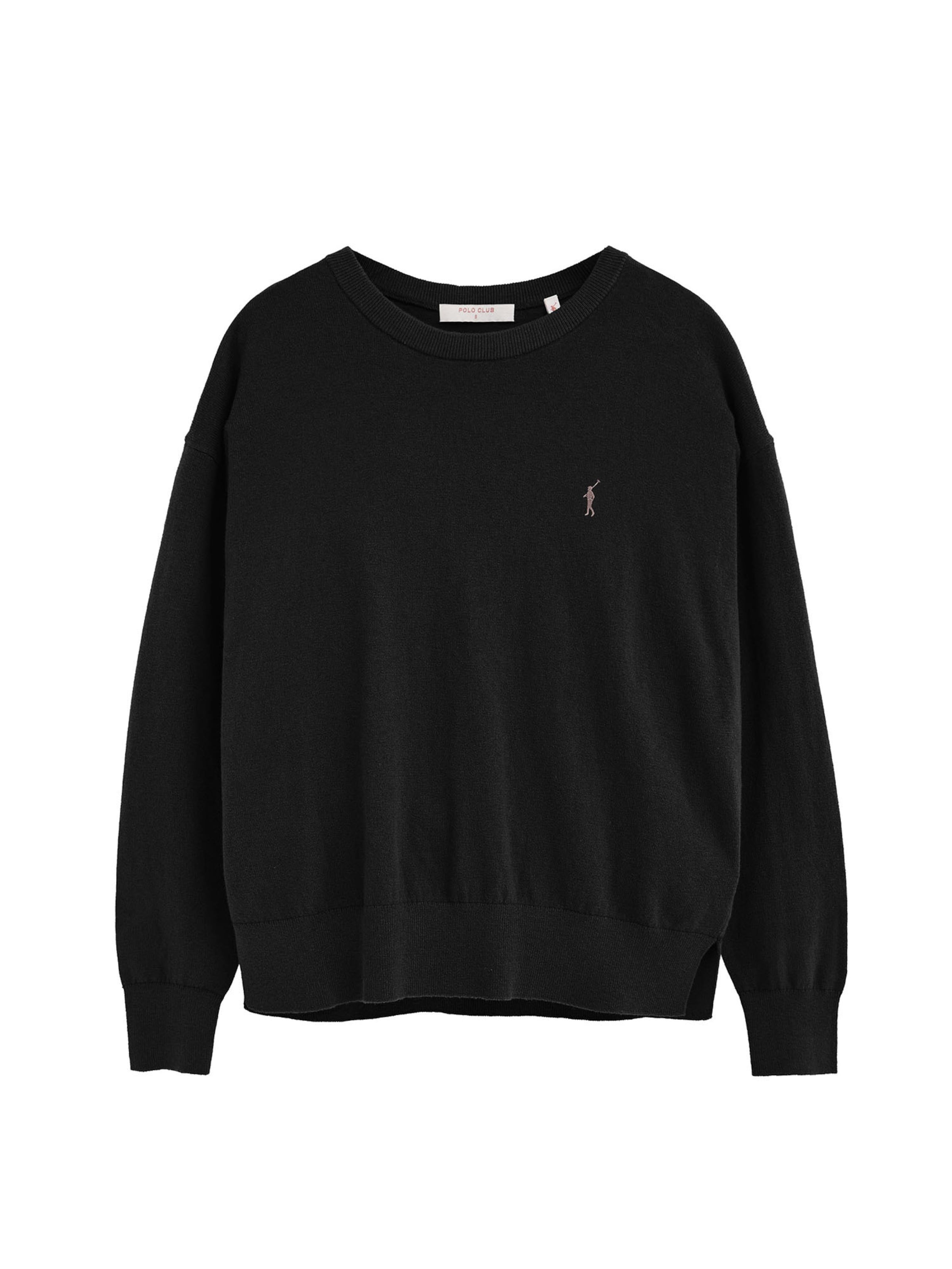 Polo Club Sweater 'RIGBY' in Black: front