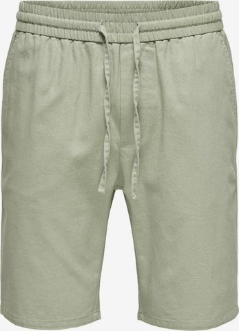 Loosefit Pantalon Only & Sons en beige : devant