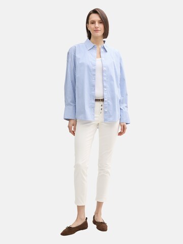 Skinny Jean 'Alexa' TOM TAILOR en blanc