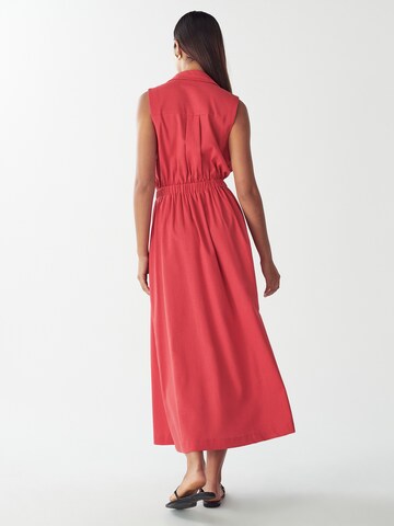Willa Kleid 'Lina' in Rot: Rückseite