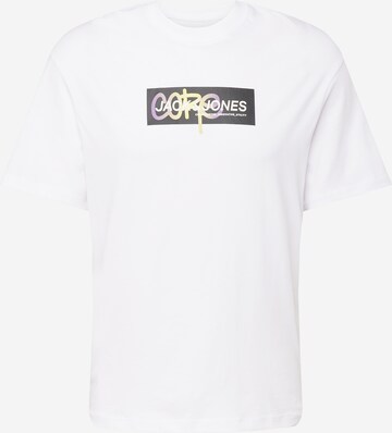JACK & JONES T-Shirt 'AOP' in Weiß: predná strana