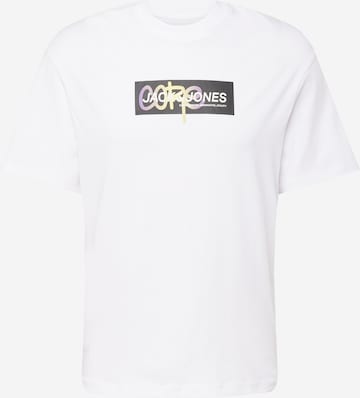 Maglietta 'AOP' di JACK & JONES in bianco: frontale