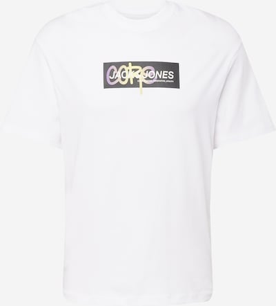 JACK & JONES Camiseta 'AOP' en amarillo claro / lila / negro / blanco, Vista del producto