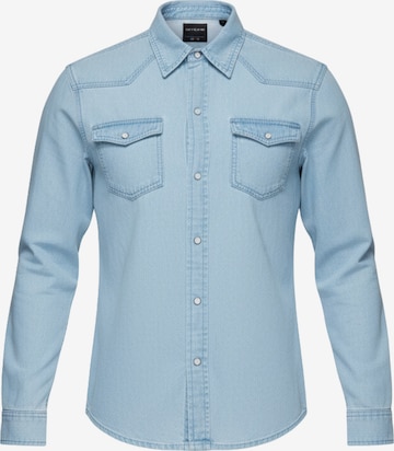 Ombre Overhemd in Blauw: voorkant