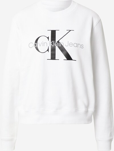 Calvin Klein Jeans Sportisks džemperis, krāsa - pelēks / melns / balts, Preces skats