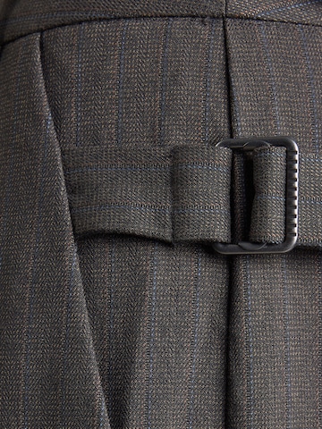 TOPSHOP Szeroka nogawka Cygaretki 'JANE' w kolorze brązowy