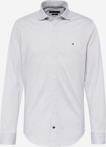 Chemise Tommy Hilfiger Tailored en gris : devant