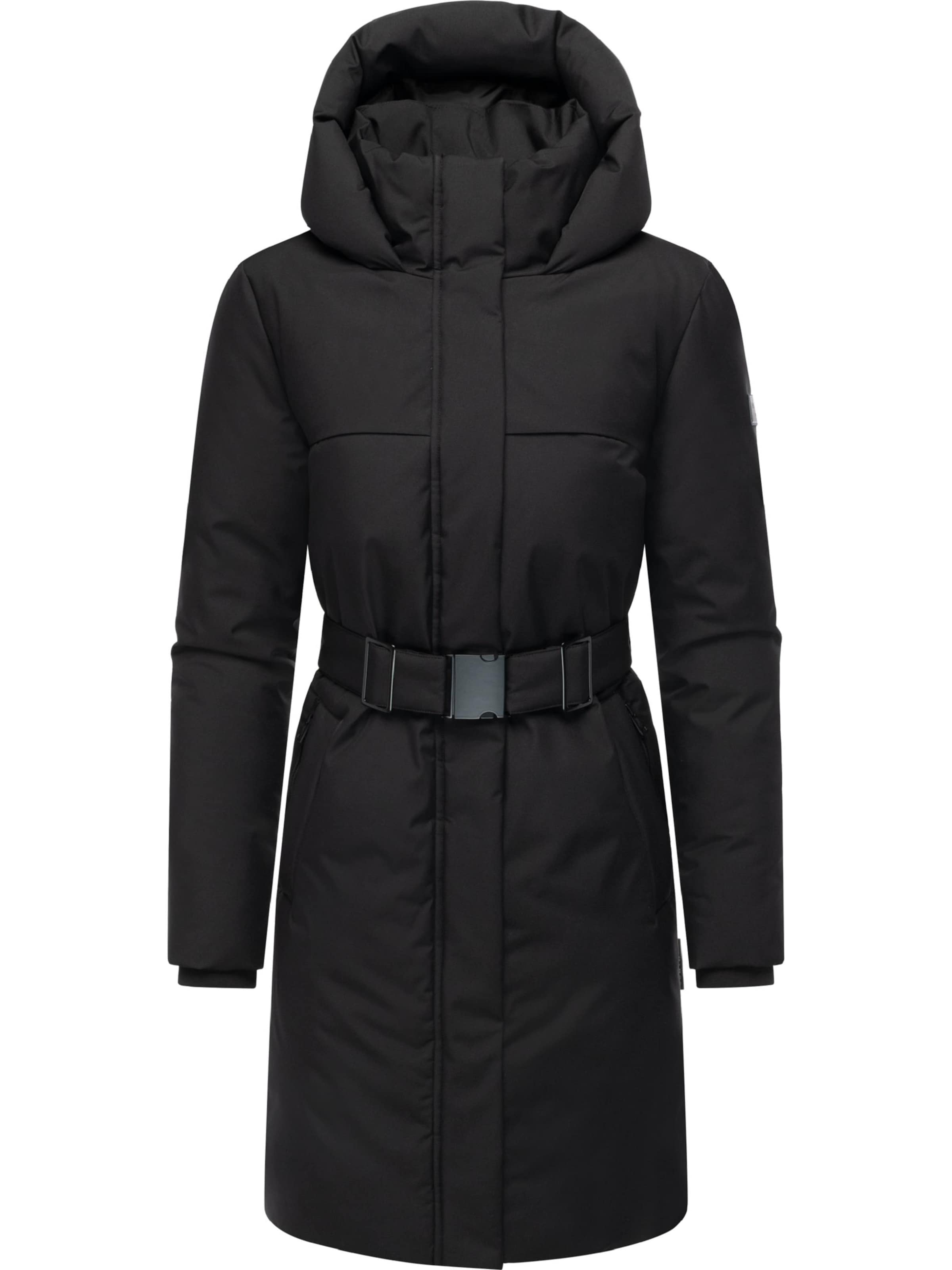 Cappotto invernale 'Gipfelspass XIV' di NAVAHOO in nero: frontale