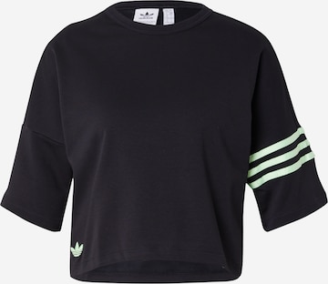 ADIDAS ORIGINALS Тениска 'NEUCL' в черно: отпред