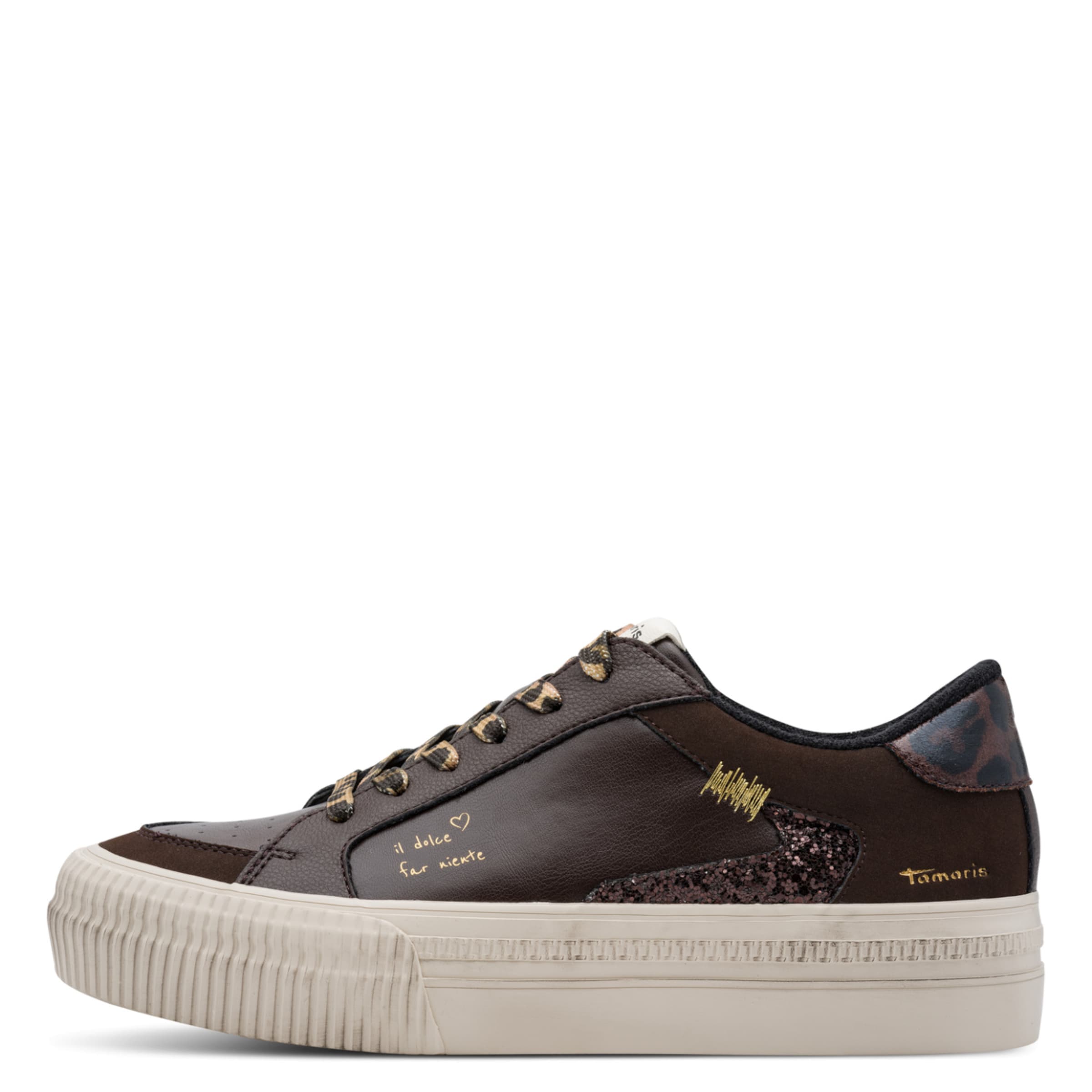 Sneaker bassa di Tamaris in marrone