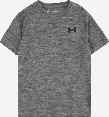 UNDER ARMOUR Funkční tričko – šedá: přední strana