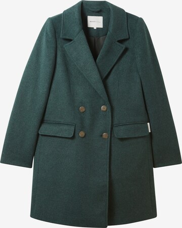 TOM TAILOR DENIM Přechodný kabát – zelená: přední strana