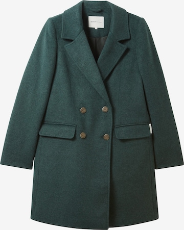 TOM TAILOR DENIM Between-Seasons Coat in Green: front