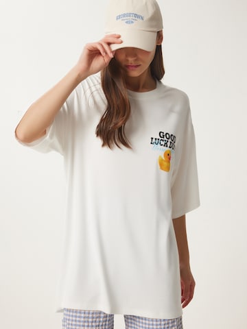 T-shirt oversize Happiness İstanbul en beige