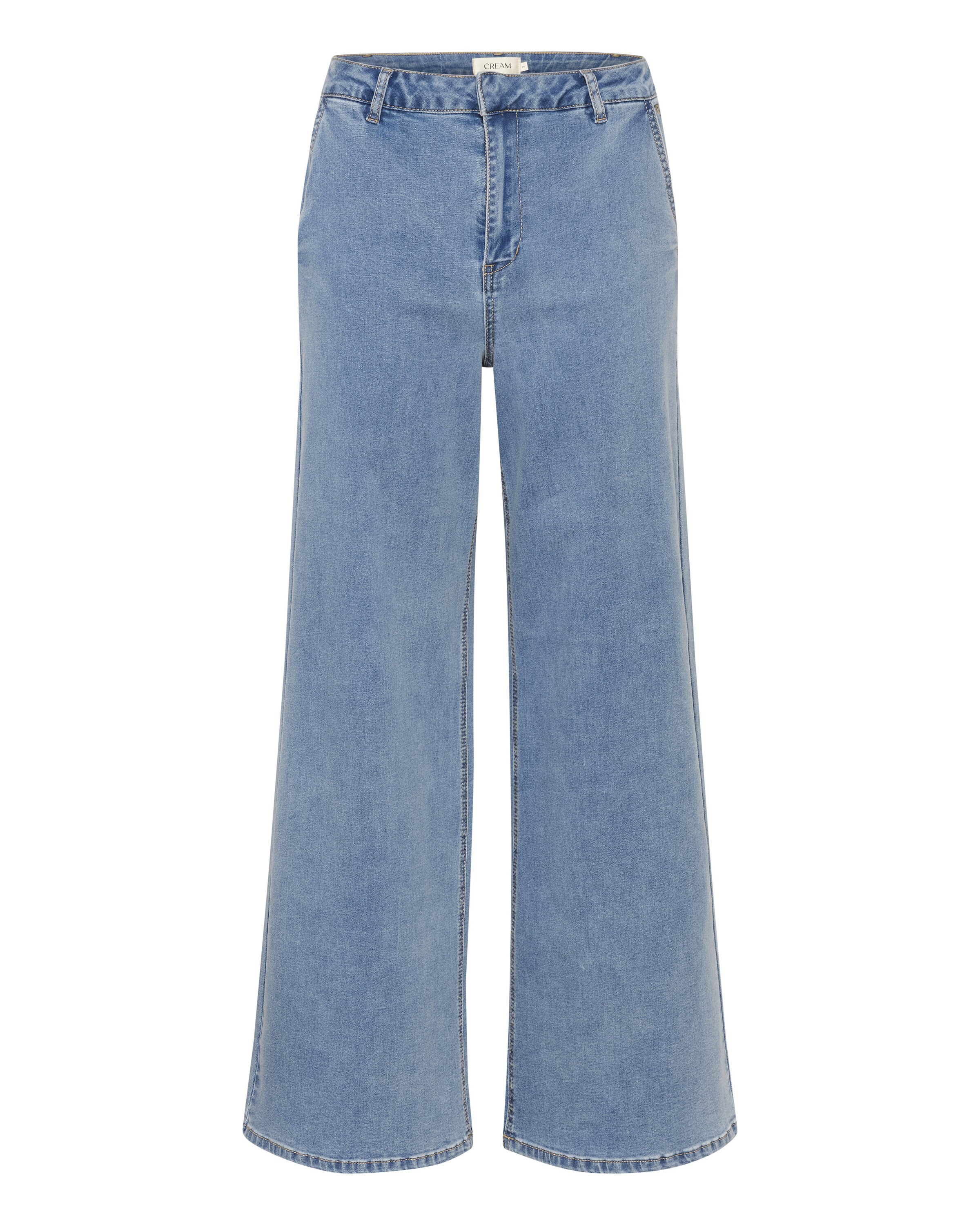 Cream Wide Leg Jeans 'Visti' i blå: forside
