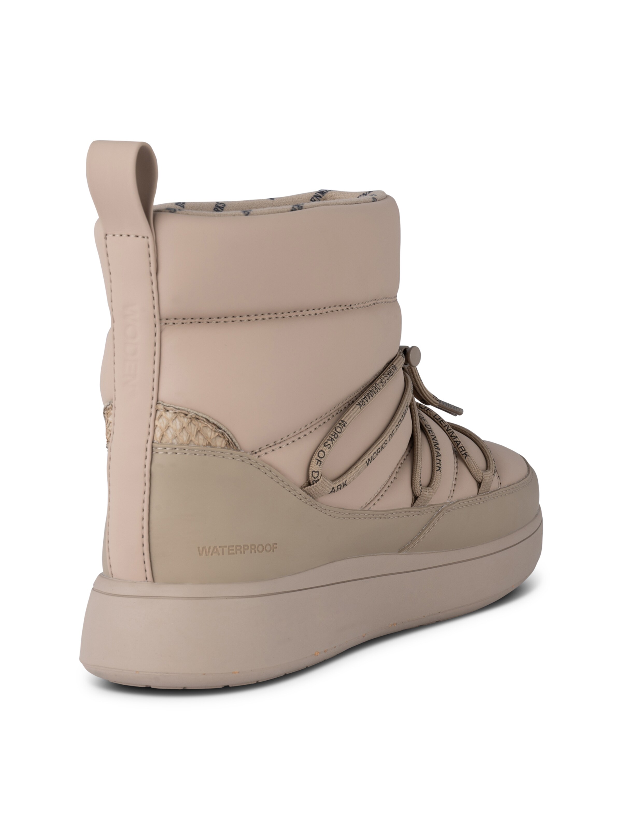 WODEN Snowboots 'Isa' i beige