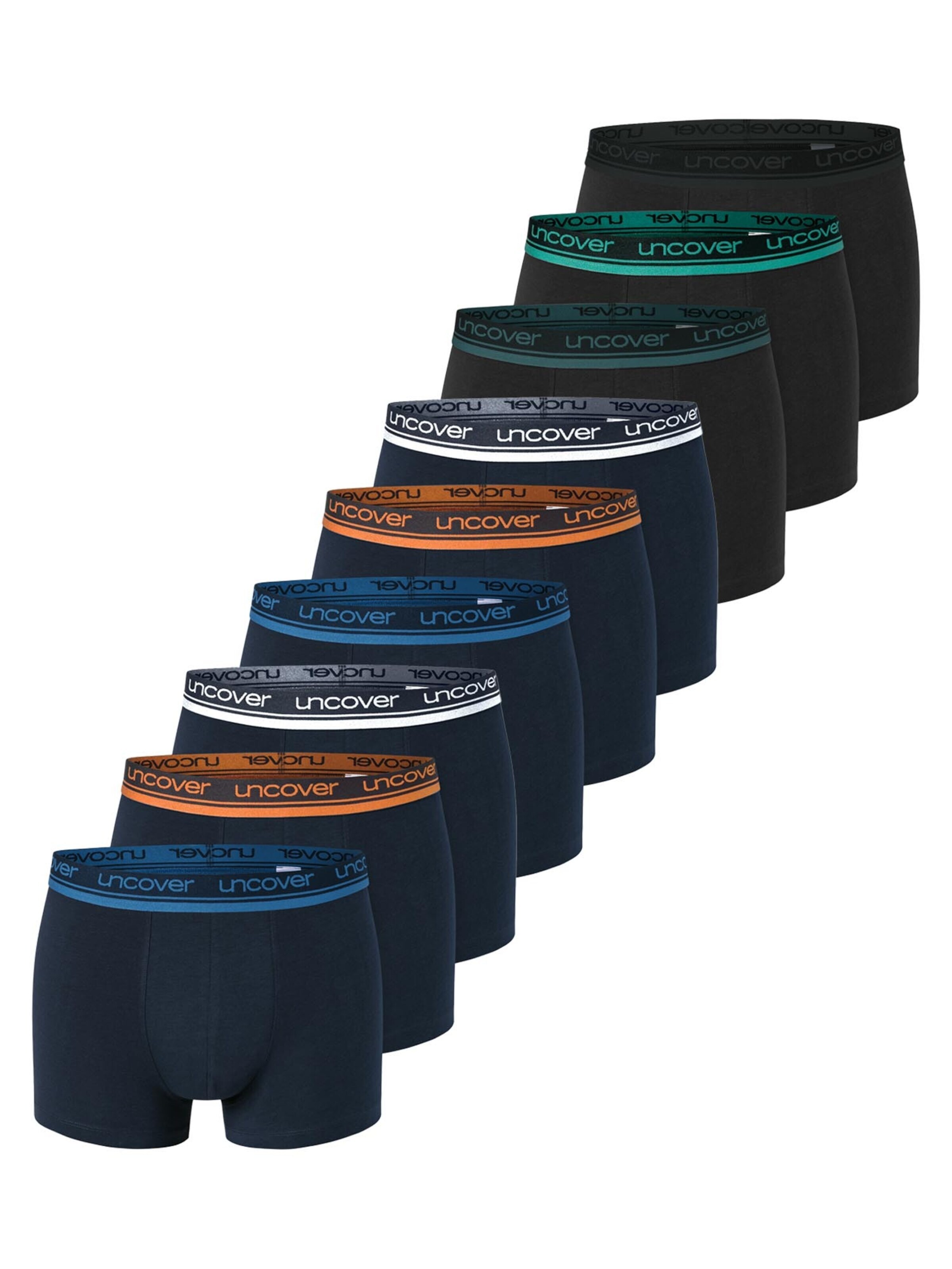 uncover by SCHIESSER Boxershorts 'Cotton' in Gemengde kleuren: voorkant