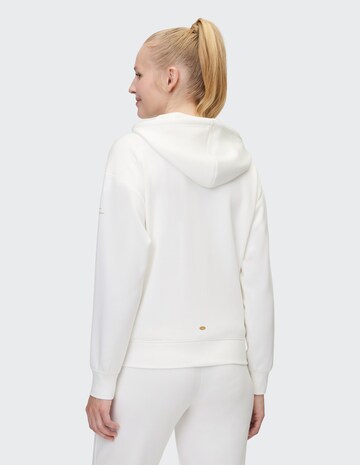 VENICE BEACH Zip-Up Hoodie in White