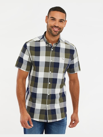 Threadbare Regular fit Button Up Shirt 'Marcello' in Blue: front