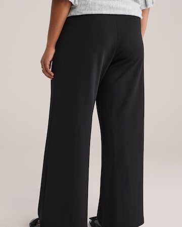 WE Fashion Regular Hose in Schwarz