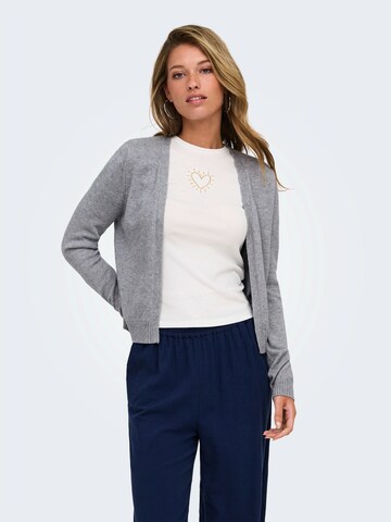 ONLY Knit Cardigan in Grey: front