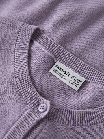 NAME IT - Cárdigan 'NKFValane' en lila
