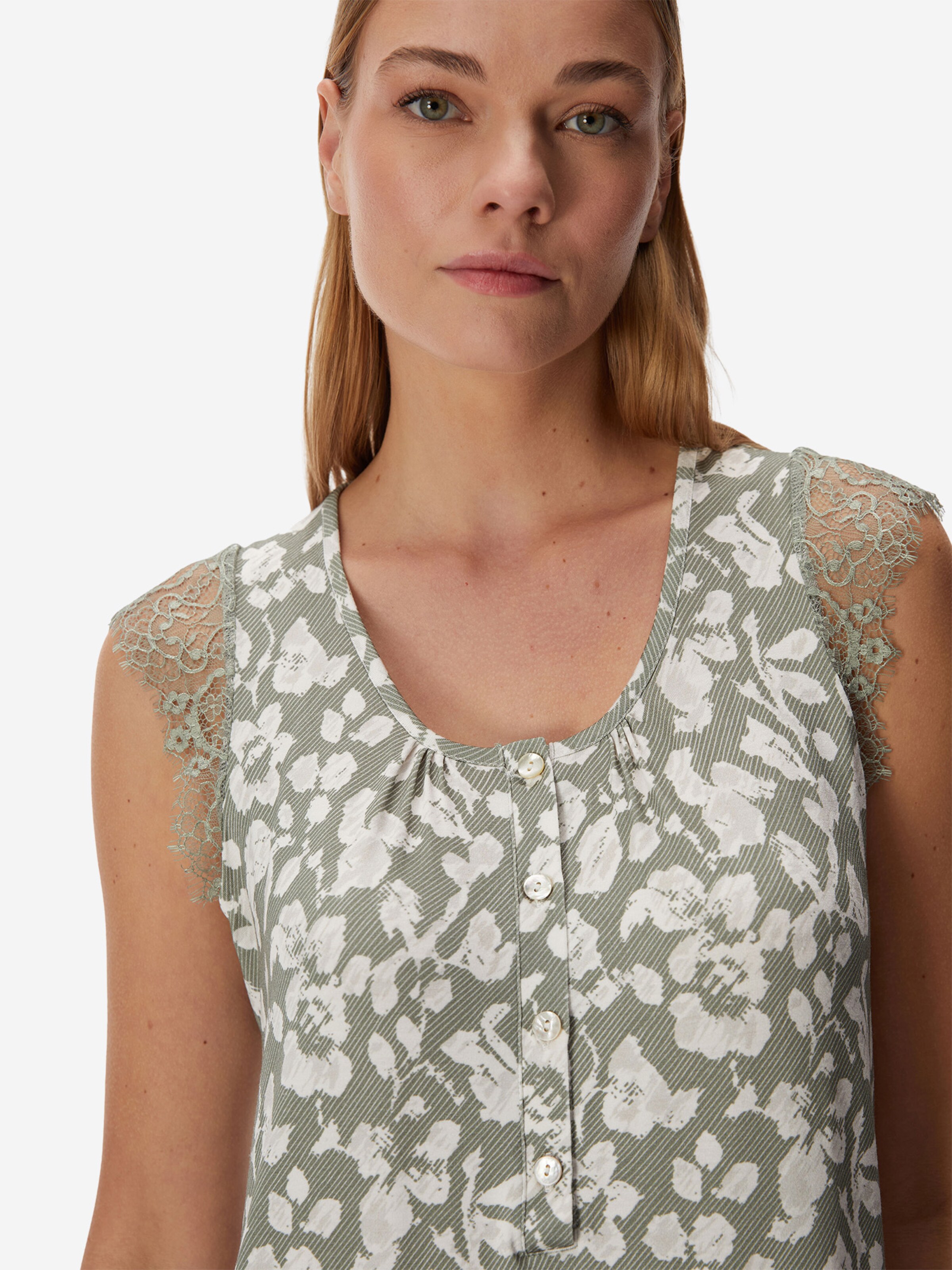 Goldenbay - Camiseta de noche ' Cosmos ' en verde