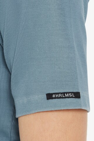 Harlem Soul CLE-O Cropped Rib Cardigan in Blau