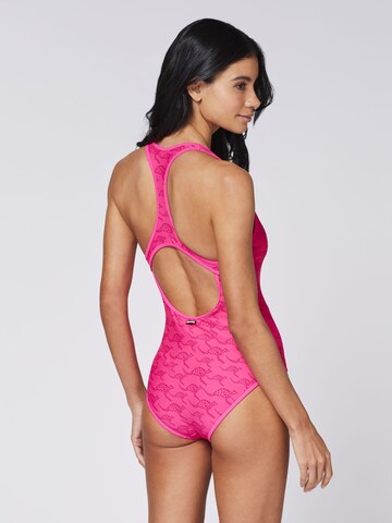 CHIEMSEE Bralette Swimsuit in Pink