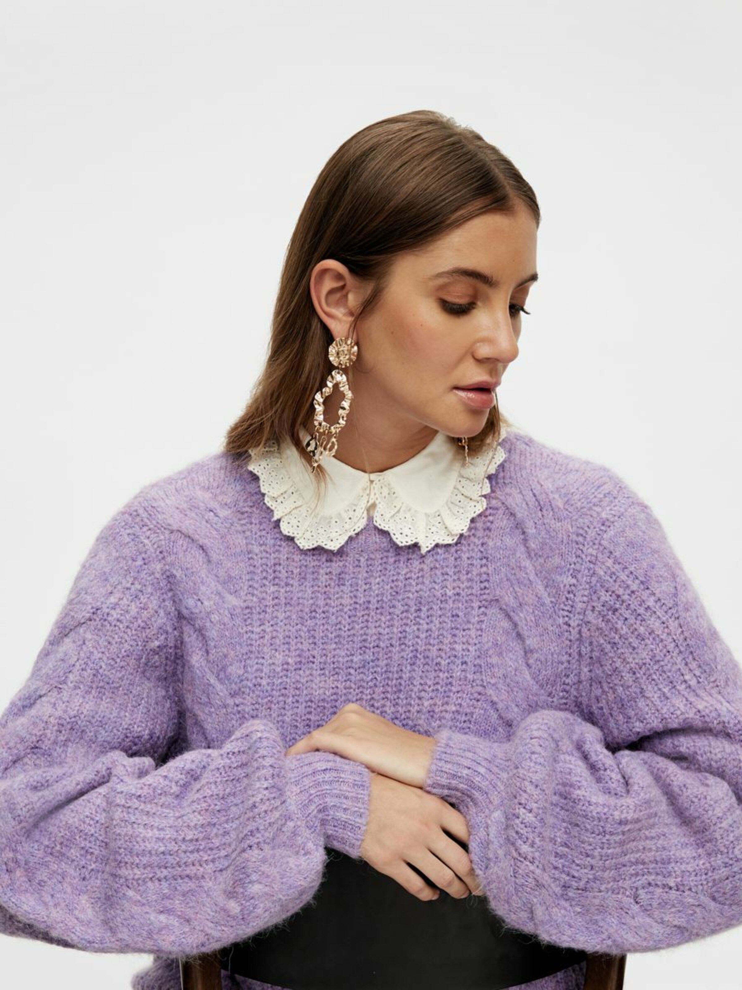 Pulls et mailles Pull-over Y.A.S en Lilas 