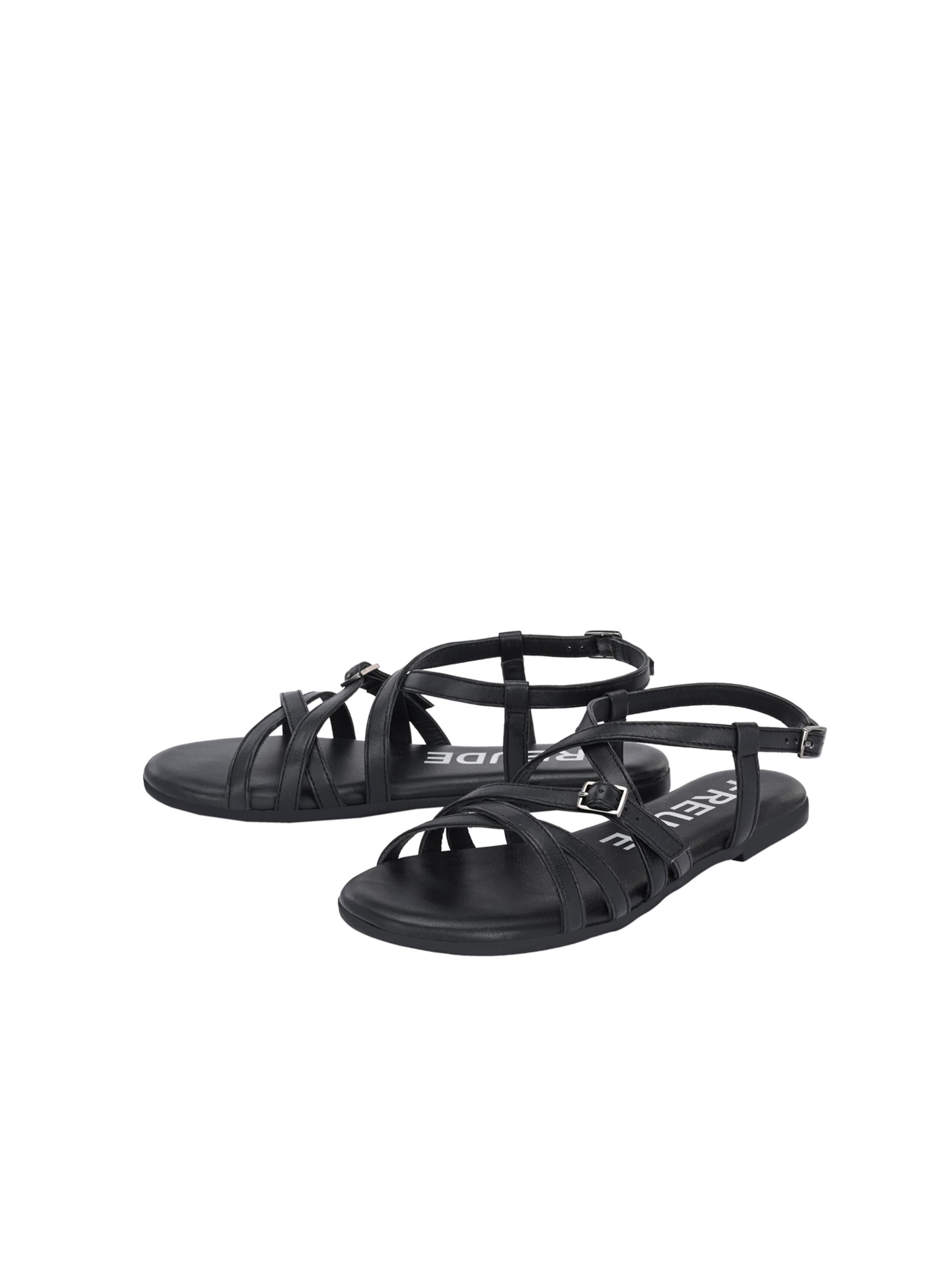 FREUDE Sandalen met riem 'Antares' in Zwart