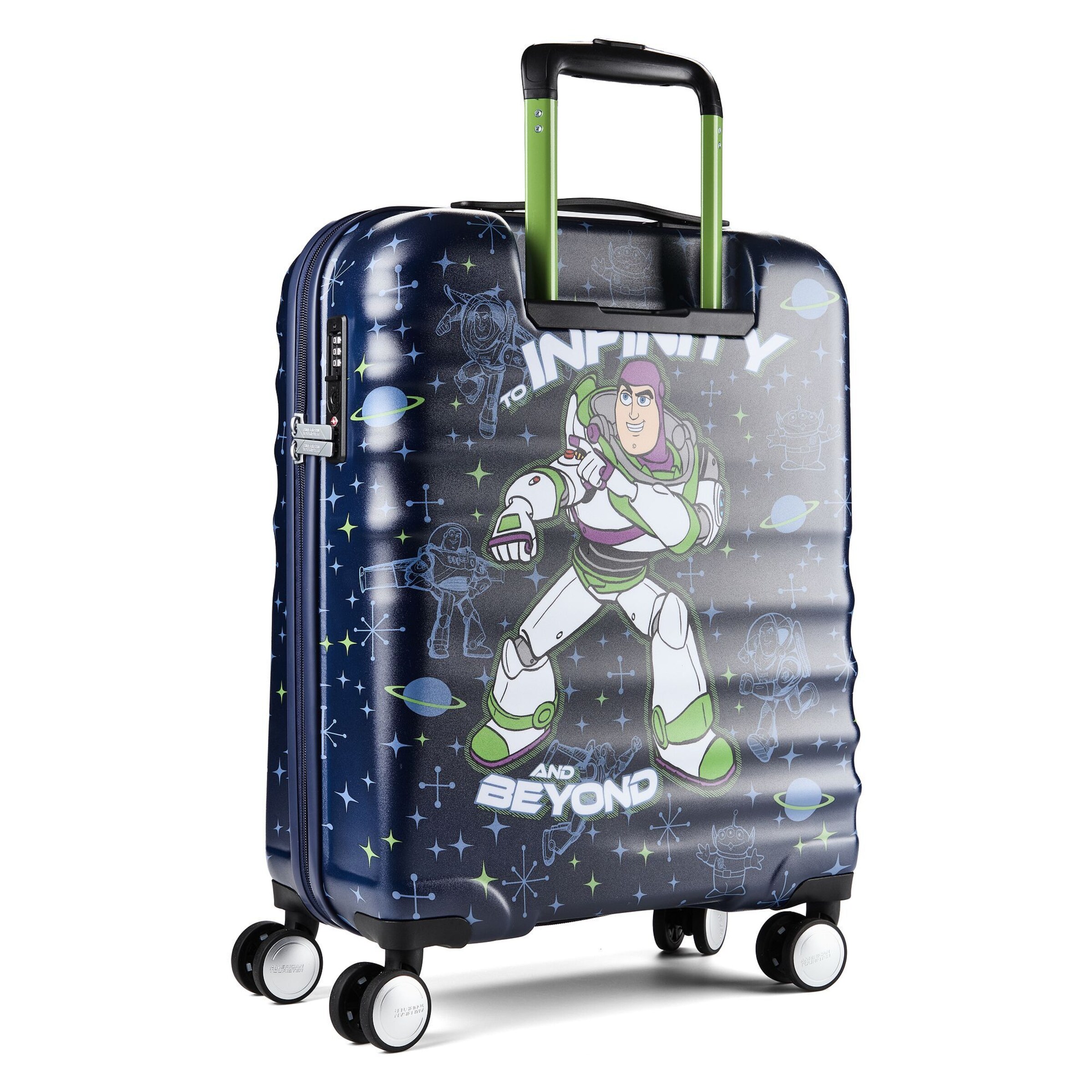 American Tourister Trolley 'Wavebreaker' in Blau