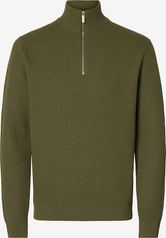 SELECTED Pullover 'SLHDANE' i grøn: forside