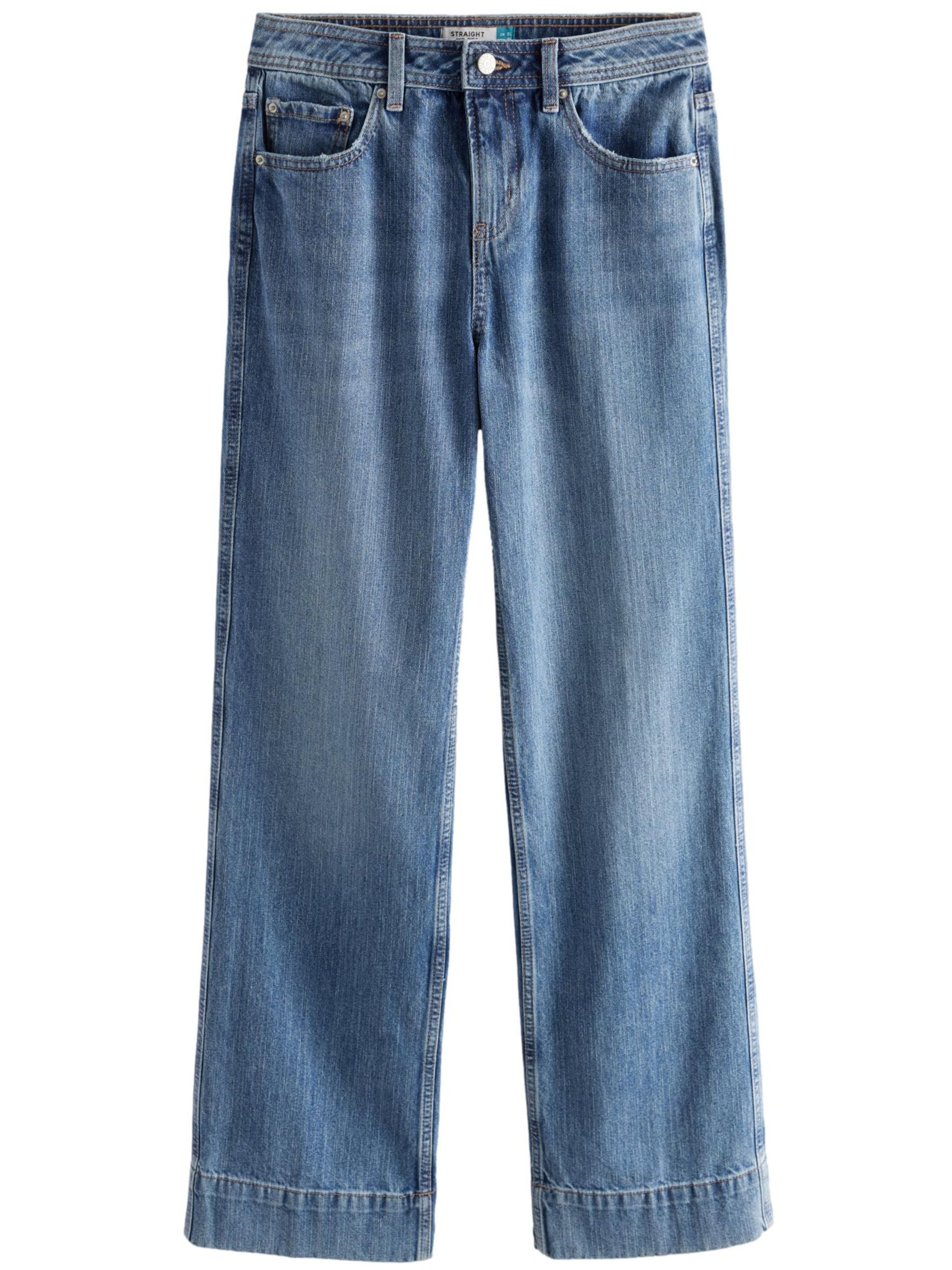 Next Regular Jeans in Blauw: voorkant