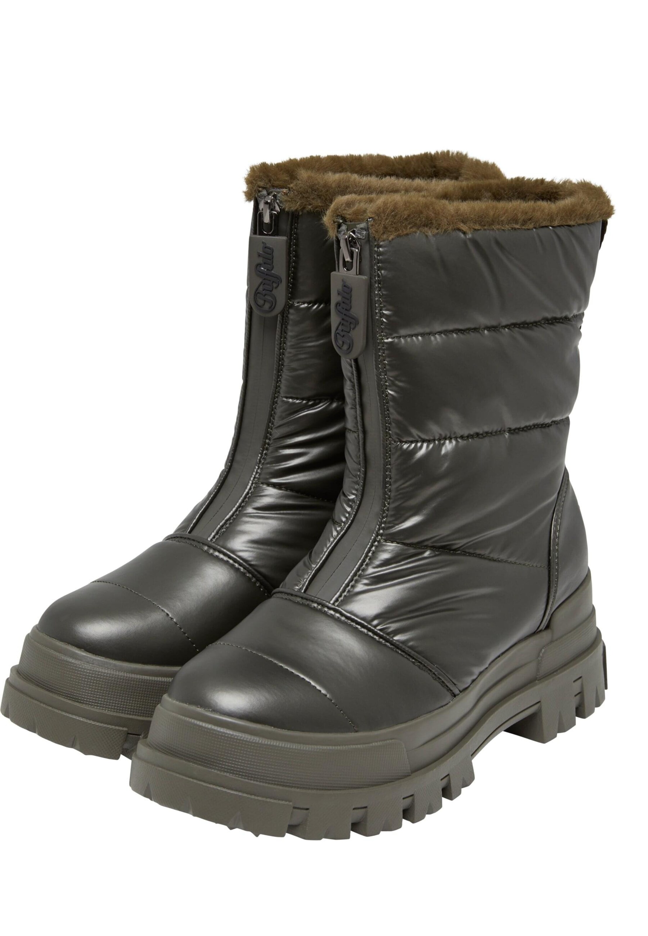 BUFFALO Snowboots 'Aspha' in Grün