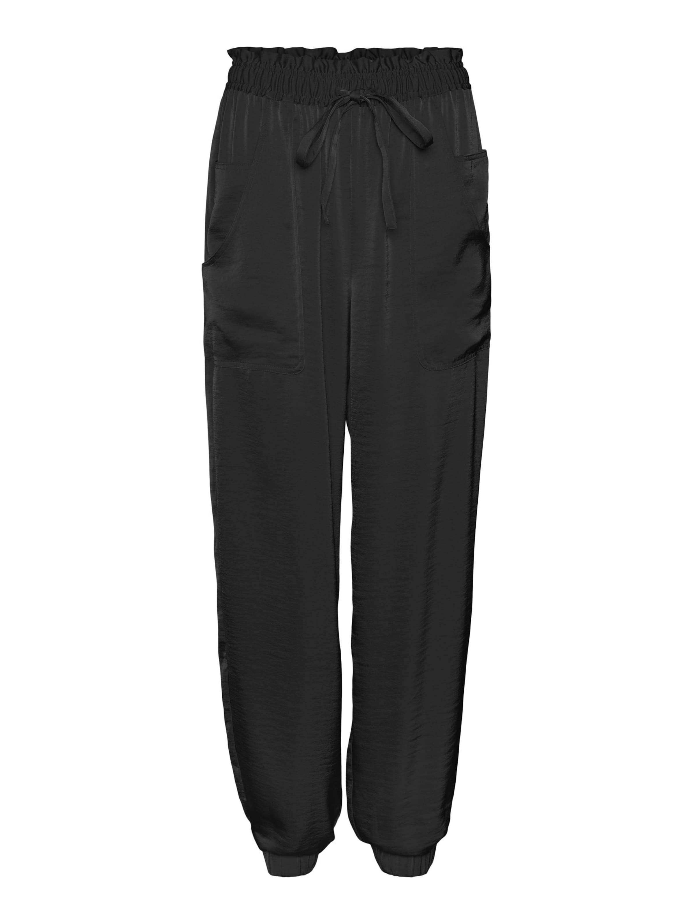 VERO MODA - Pantalón en negro: frente